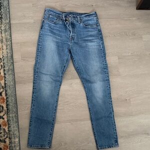 Levi's Women’s Straight Blue Jeans